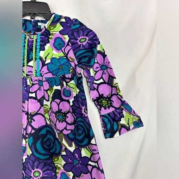 Hartstrings floral corduroy dress size 5 - Picture 3 of 8